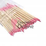 Betisoare cosmetice din lemn cu bumbac 100 bucati GF 25364 cu doua varfuri subtiri